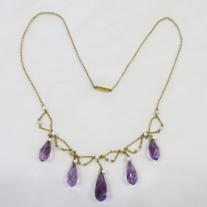 Amethyst Biolette Dangles