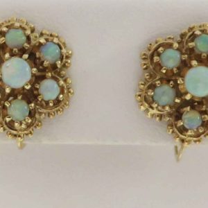 Opal Floret Earrings