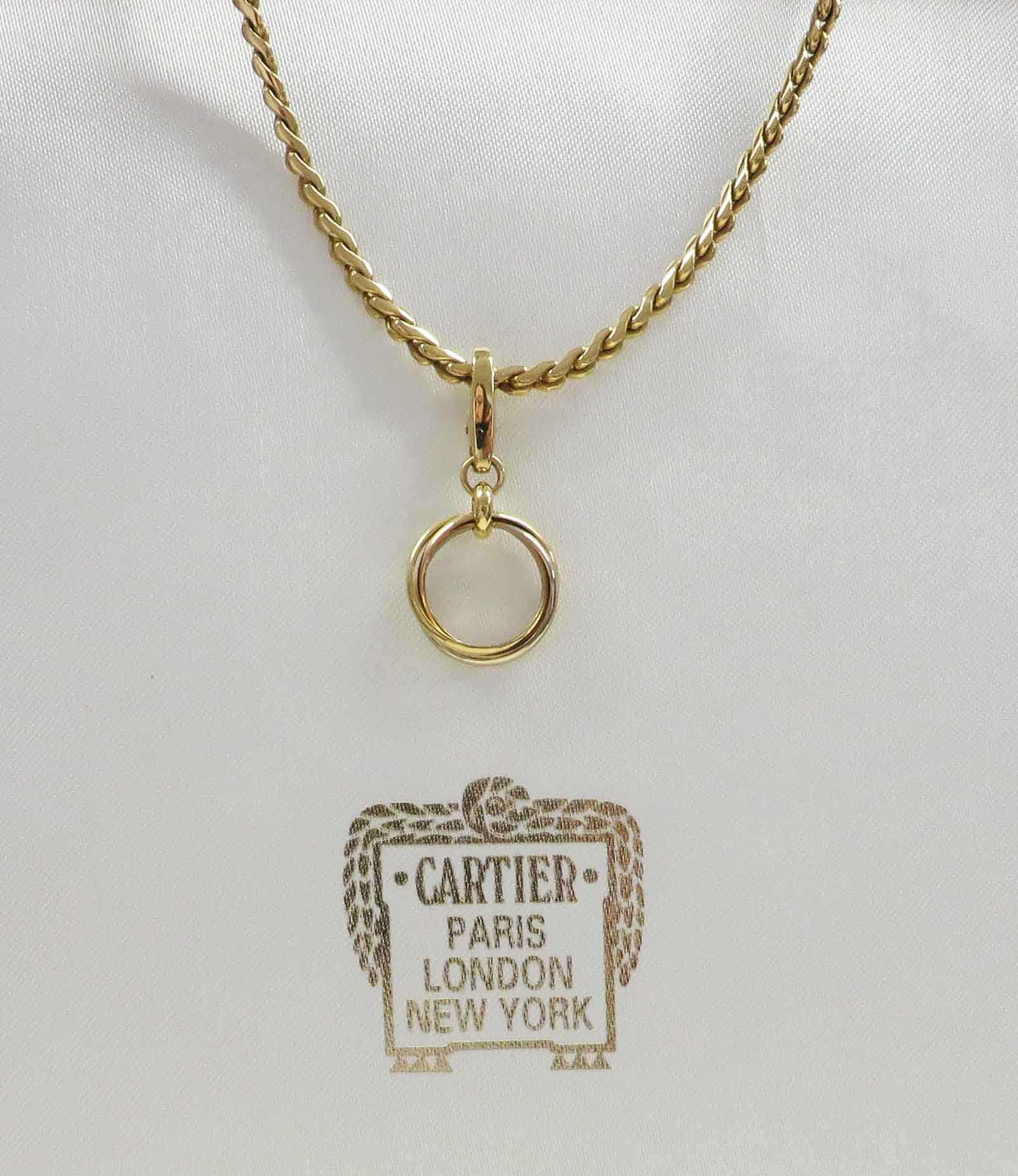 Cartier infinity necklace sale