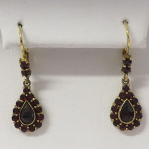 Garnet Teardrops