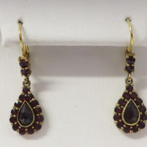 Garnet Teardrops