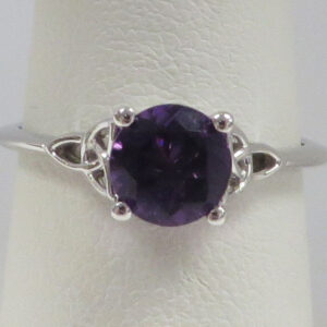 Amethyst Solitaire